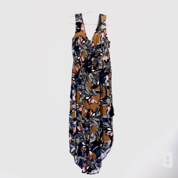 Angular Ankle Jumper: Sleeveless Floral Print - Picture 4 of 5